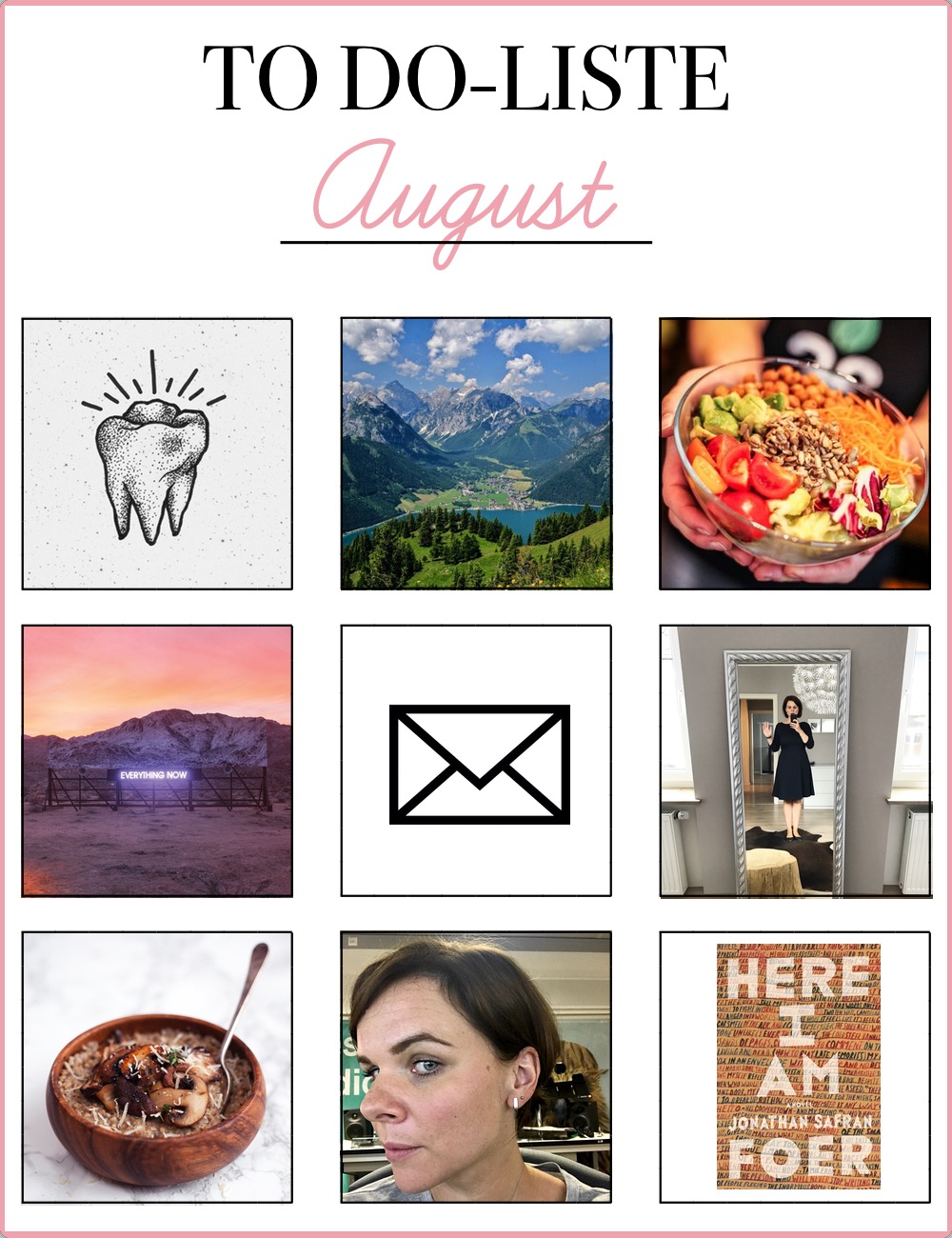 To Do August | Julie Fahrenheit