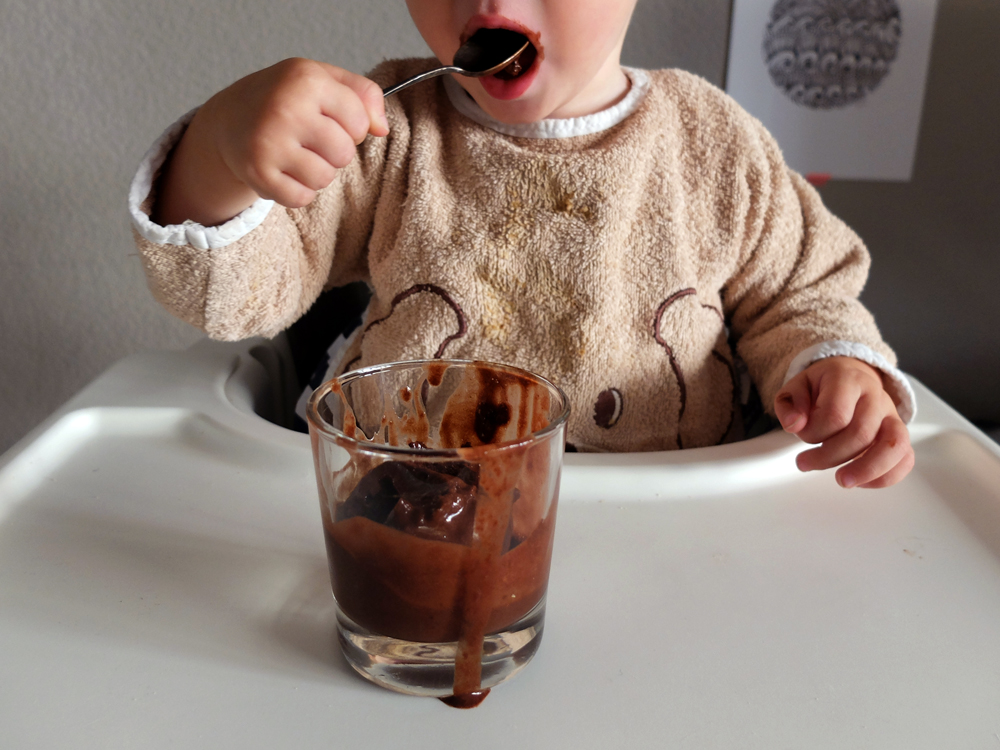 Schokoladeneis, selbstgemacht, für Kids | Julie Fahrenheit