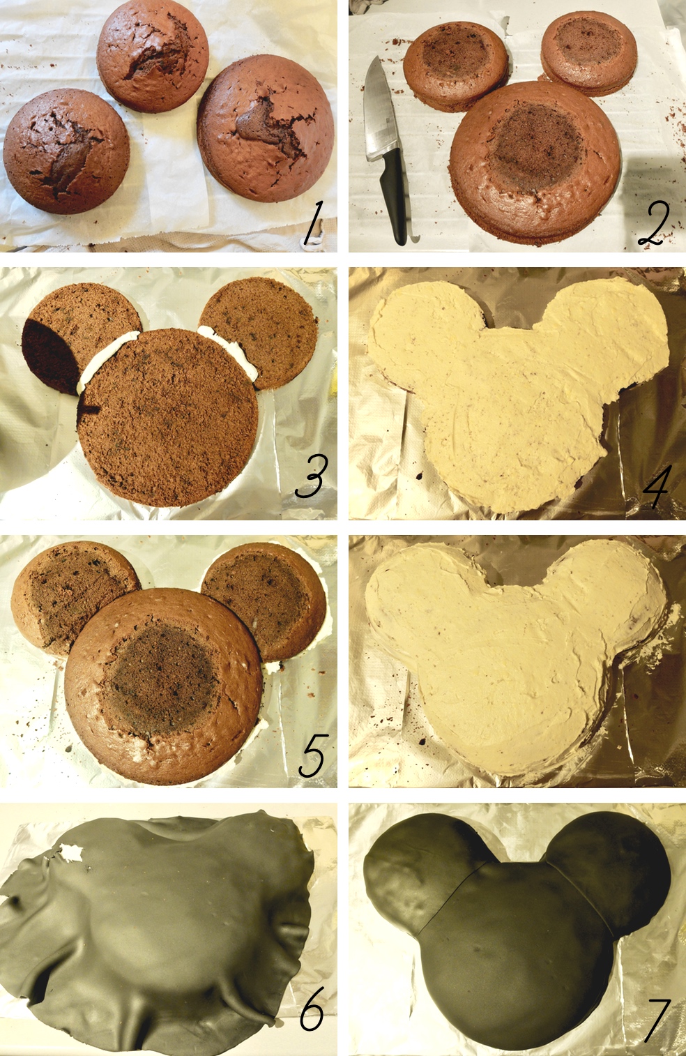 Mickey Mouse Kuchen – Schritt für Schritt | Julie Fahrenheit